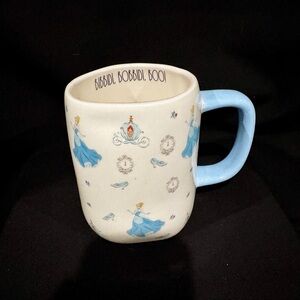 Rae Dunn Disney Princess Mug with Blue Handle
